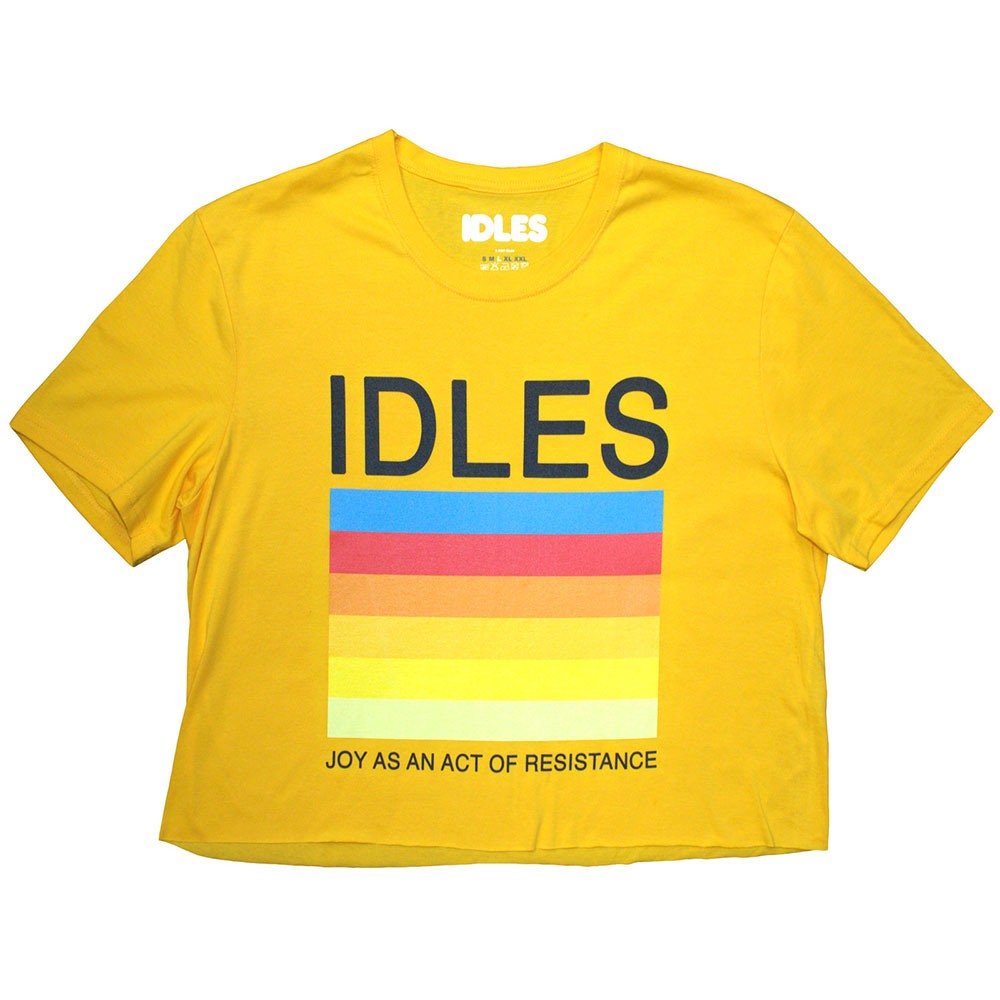 Idles - Resistance Crop top - Geel